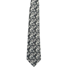 Looney Tunes Black and White Taz All‎ Over Print 100% Polyester Tie
